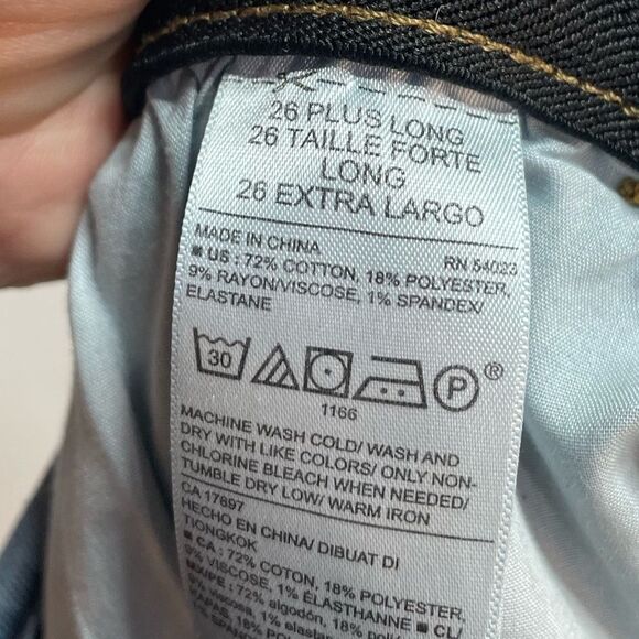 Old Navy Pull On Rockstar Jeggings Jeans Size 26 Plus Long - Picture 6 of 8